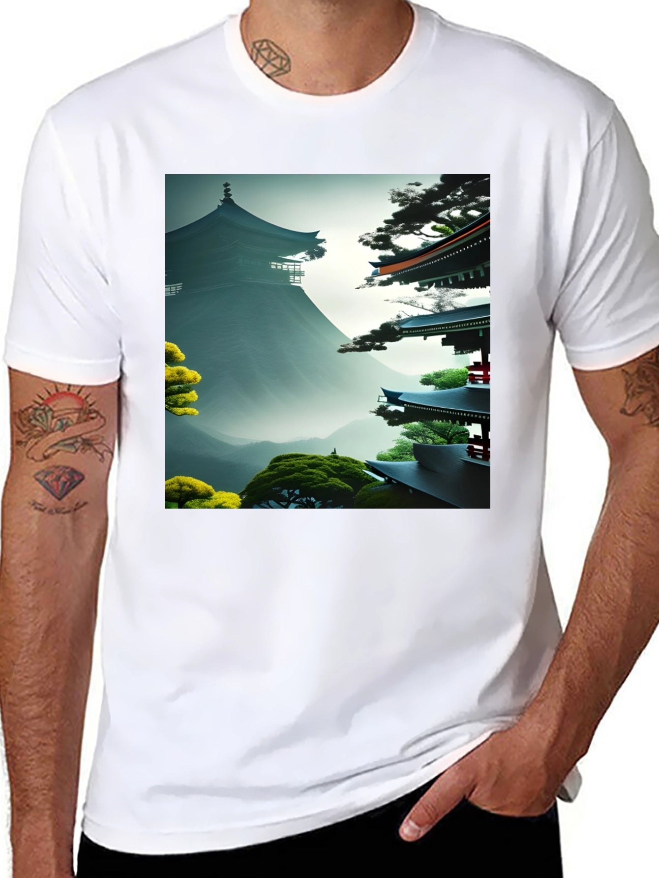 Zen Garden Graphic Tee - Unisex Soft Cotton