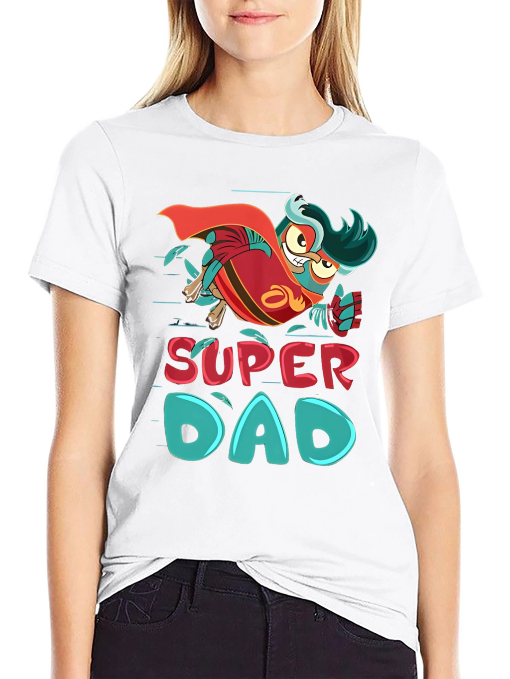 Super Dad Owl Hero T-Shirt - Fathers Day Gift