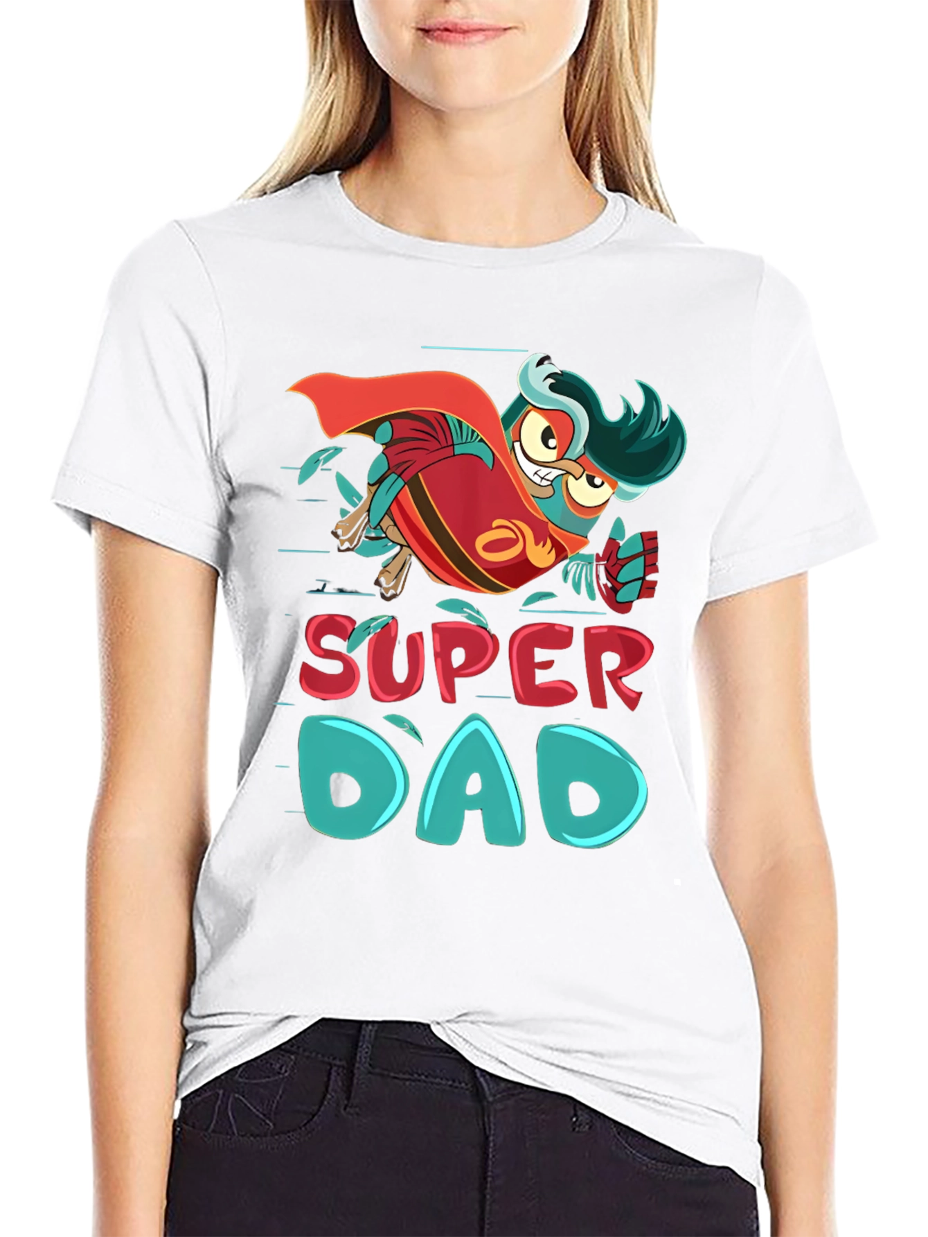 Super Dad Owl Hero T-Shirt - Fathers Day Gift