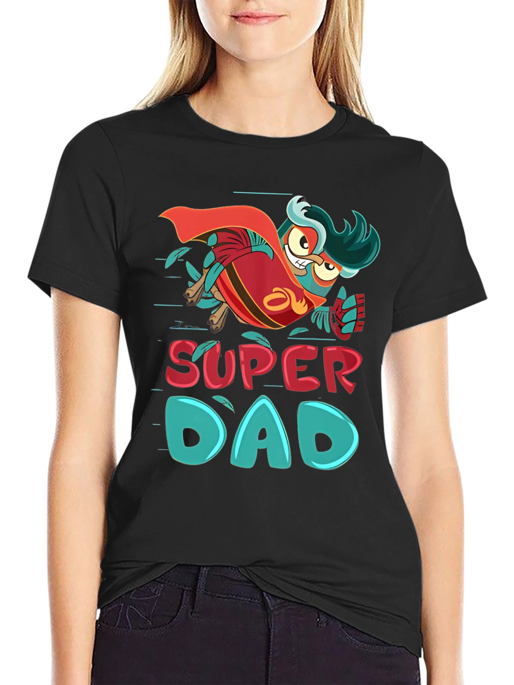 Super Dad Owl Hero T-Shirt - Fathers Day Gift