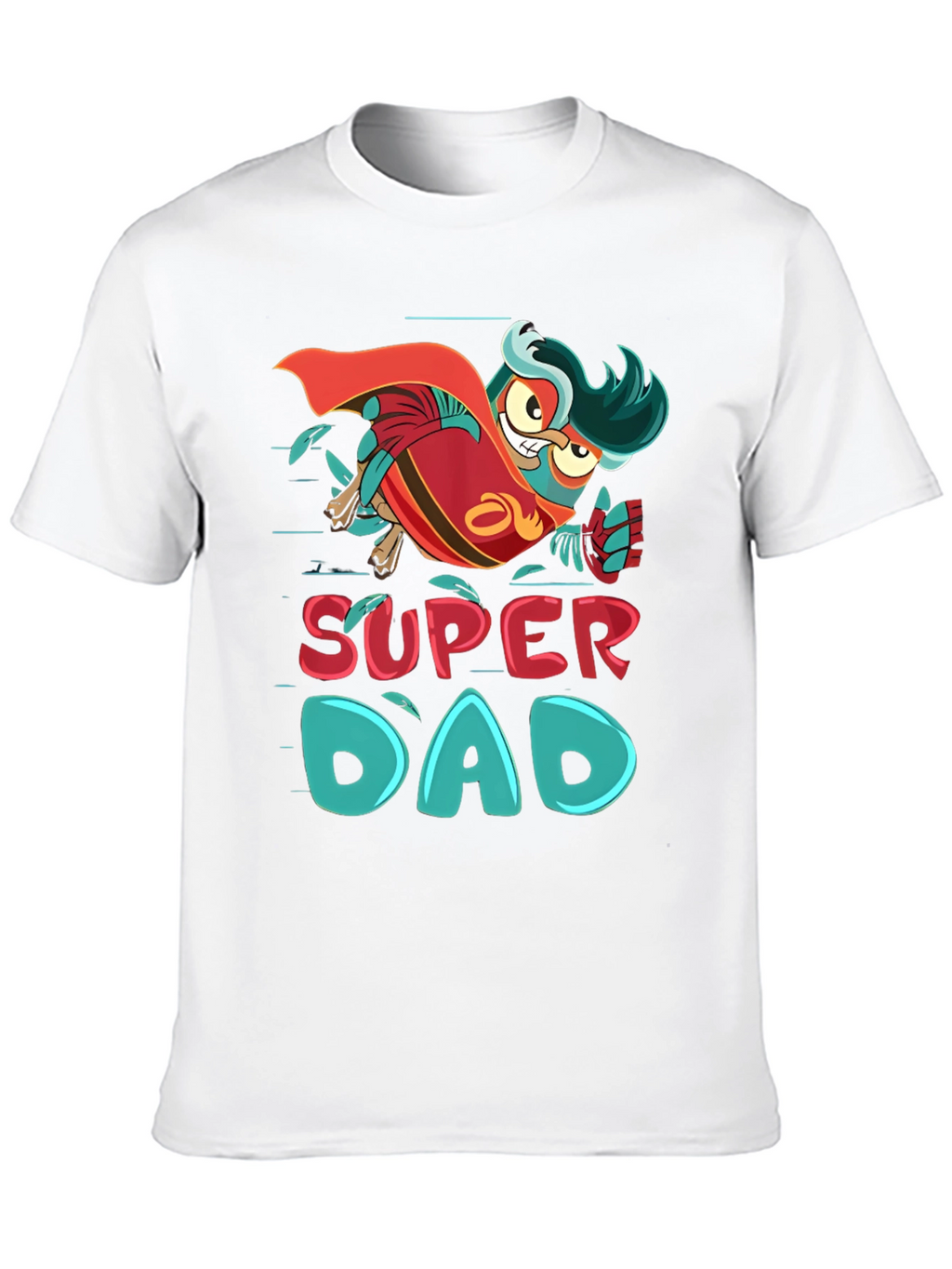 Super Dad Owl Hero T-Shirt - Fathers Day Gift