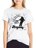 Feel The Fear Astronaut T-Shirt - Black