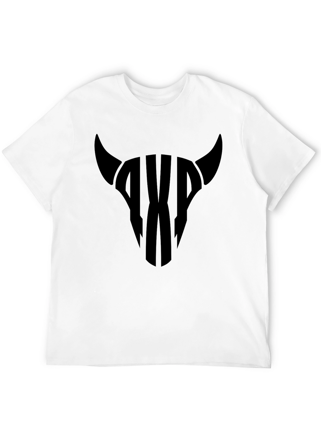Bull Skull Graphic Tee - Mens Black T-Shirt