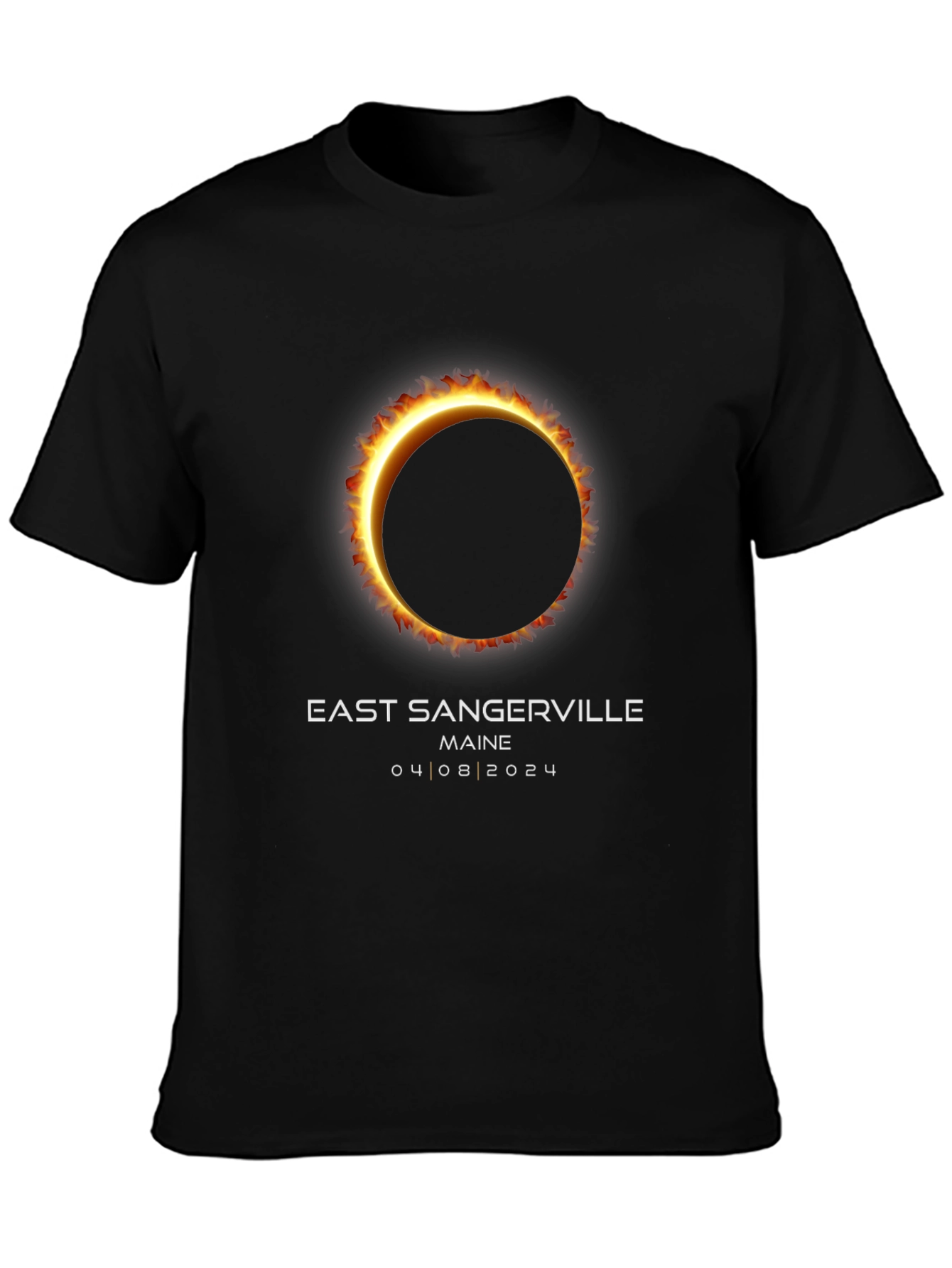 East Sangerville Maine Eclipse T-Shirt