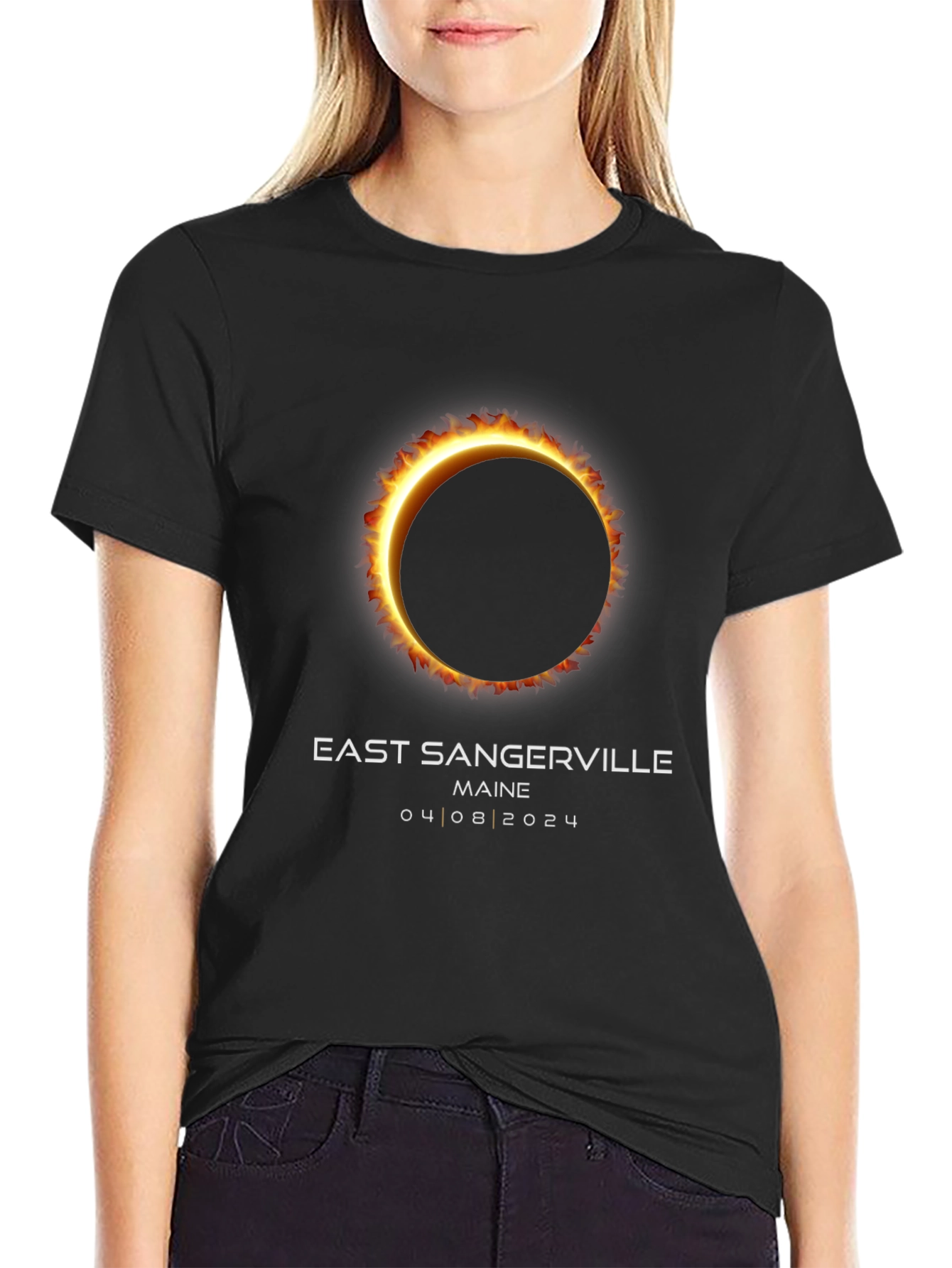 East Sangerville Maine Eclipse T-Shirt