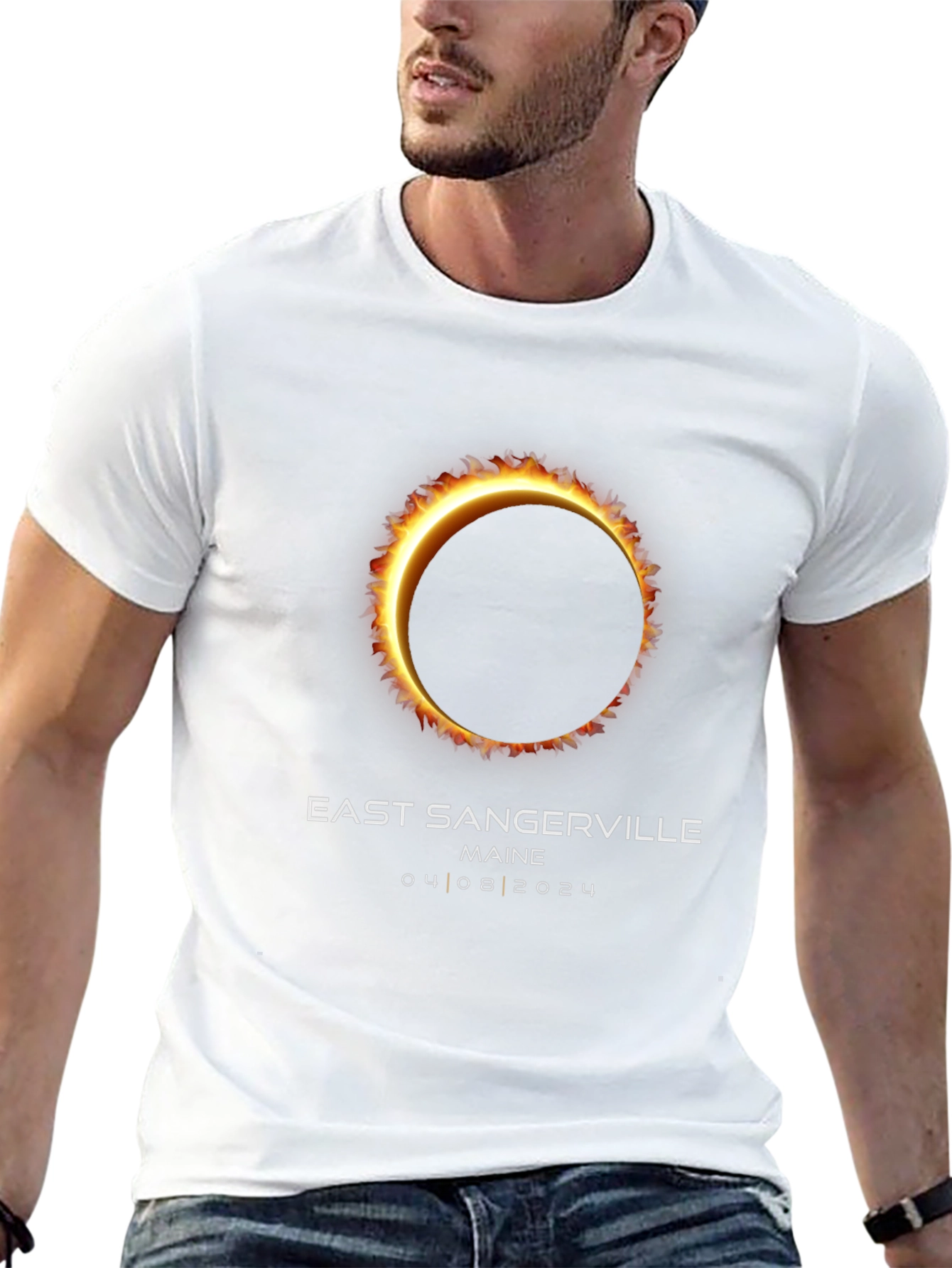 East Sangerville Maine Eclipse T-Shirt