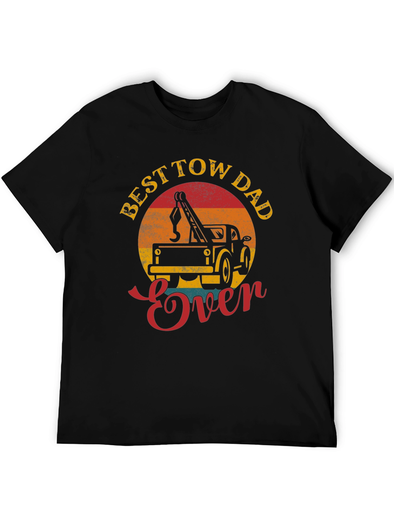 Best Tow Dad Ever T-Shirt -  Vintage Tow Truck Tee