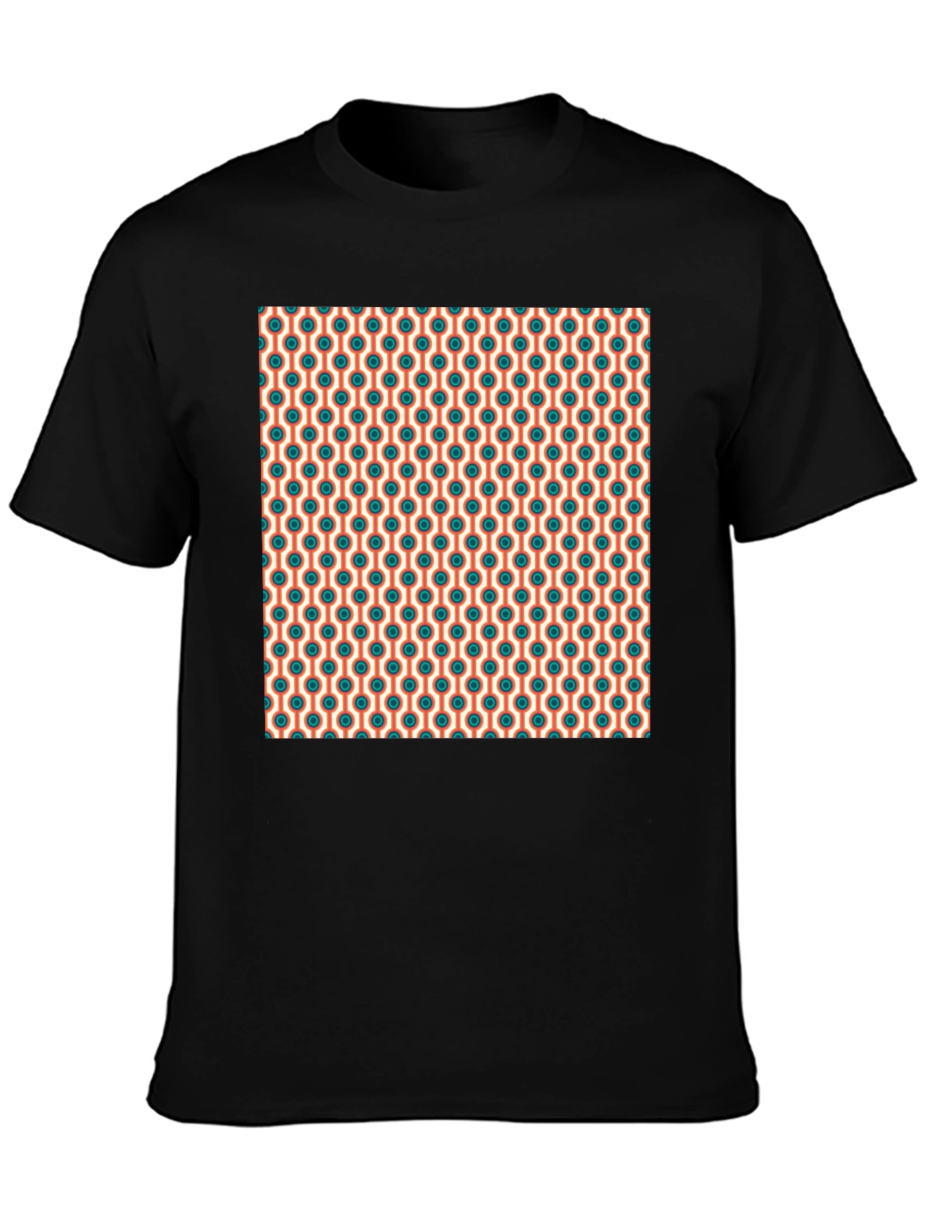 Retro Pattern Tee - Cool Graphic Print
