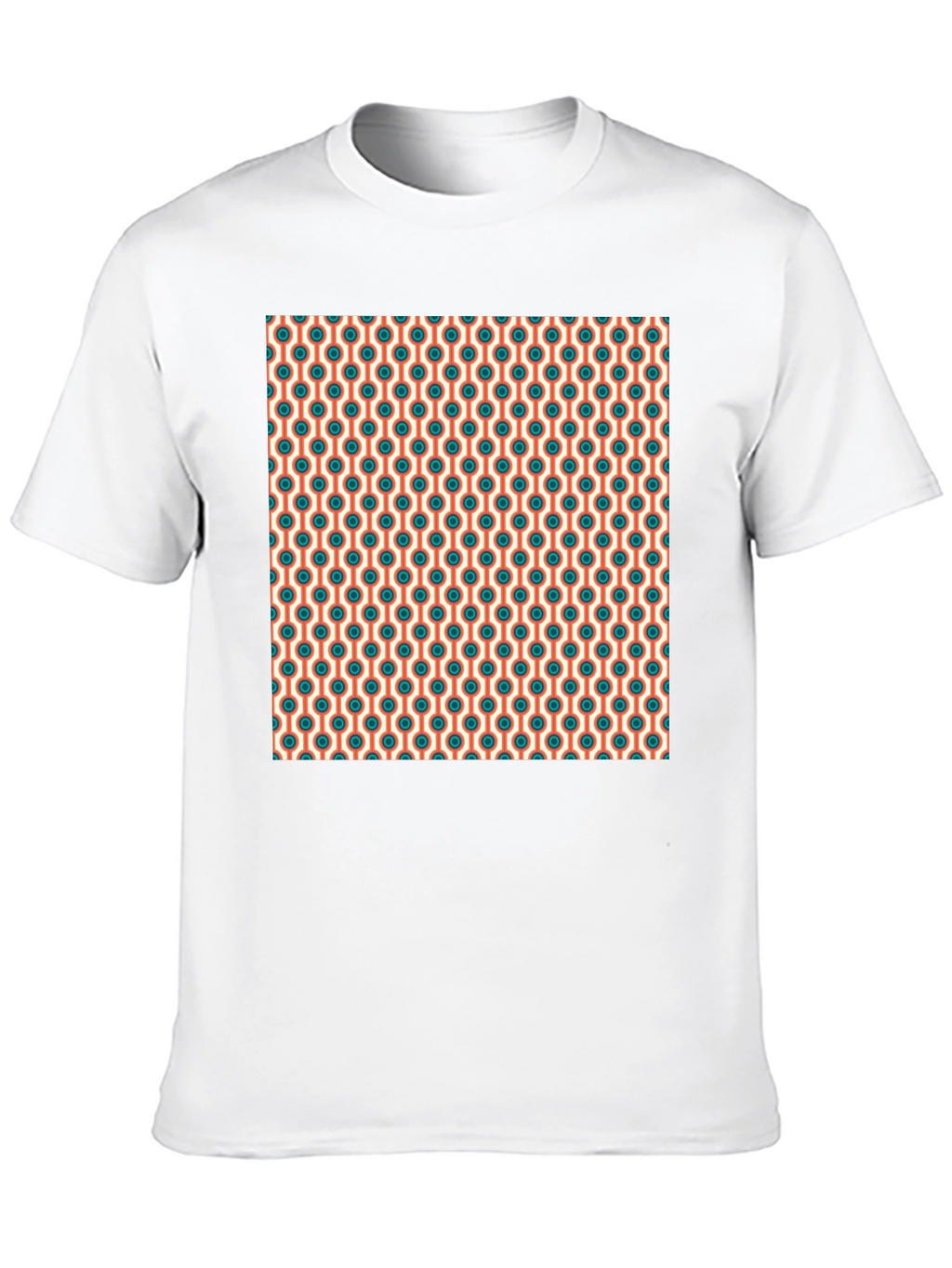 Retro Pattern Tee - Cool Graphic Print