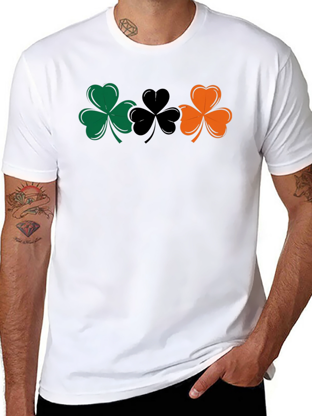Irish Flag Shamrock T-Shirt - Luck of the Irish
