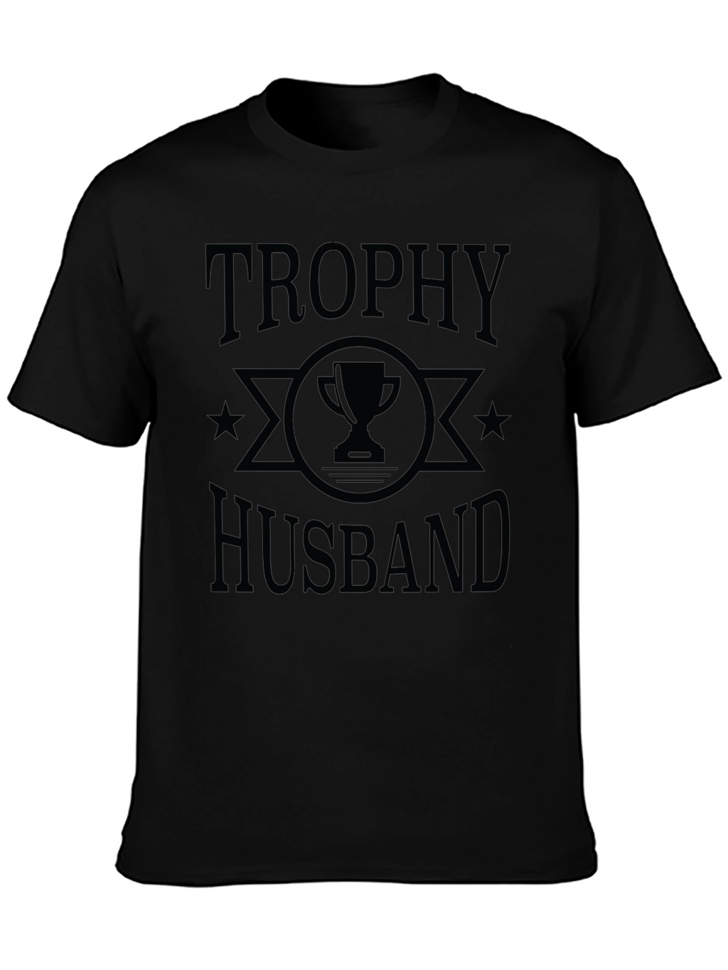 Trophy Husband Graphic Tee - Mens Black T-Shirt