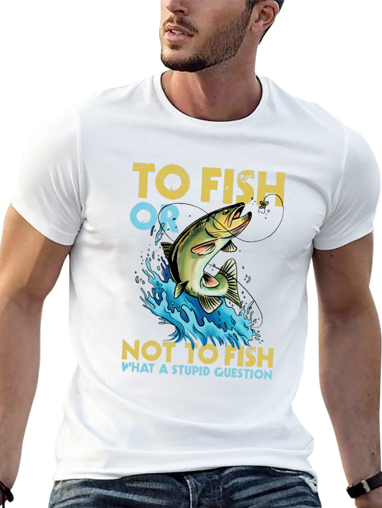 To Fish Or Not To Fish Graphic T-Shirt
