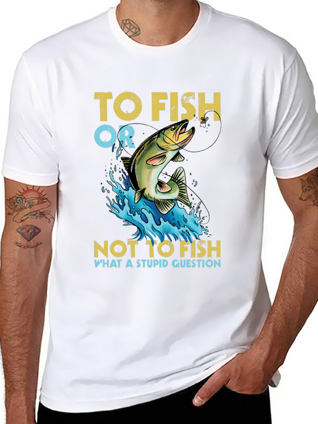 To Fish Or Not To Fish Graphic T-Shirt