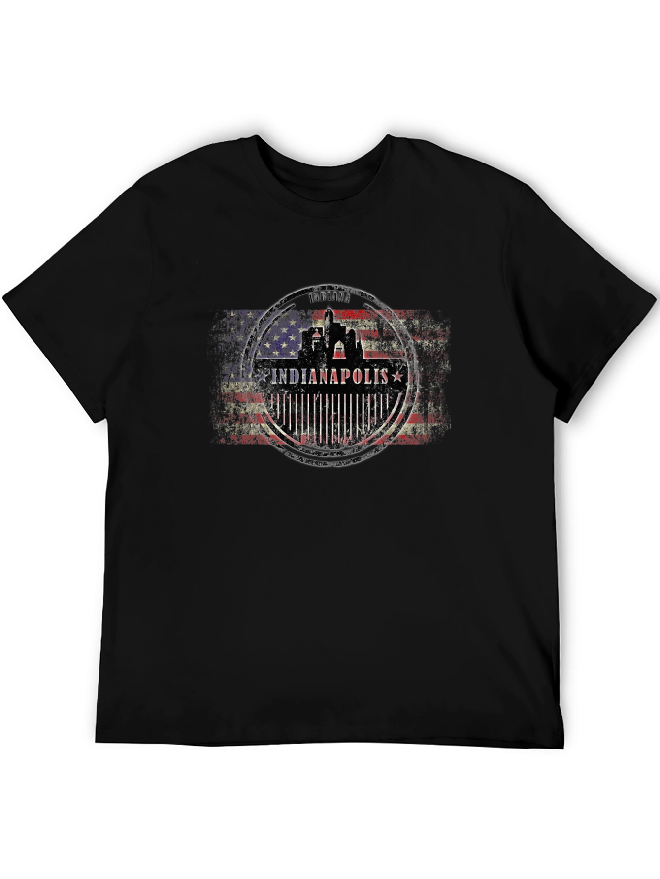 Indianapolis Flag Graphic T-Shirt