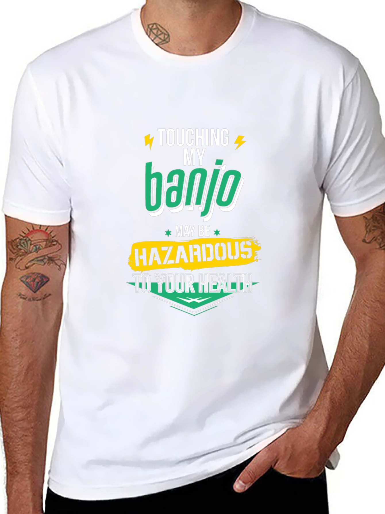 Banjo Hazardous T-Shirt - Funny Graphic Tee