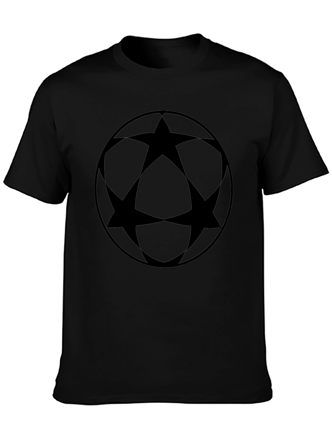 Black Star Circle Graphic Tee