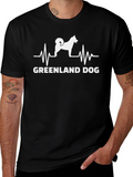 Greenland Dog Heartbeat T-Shirt