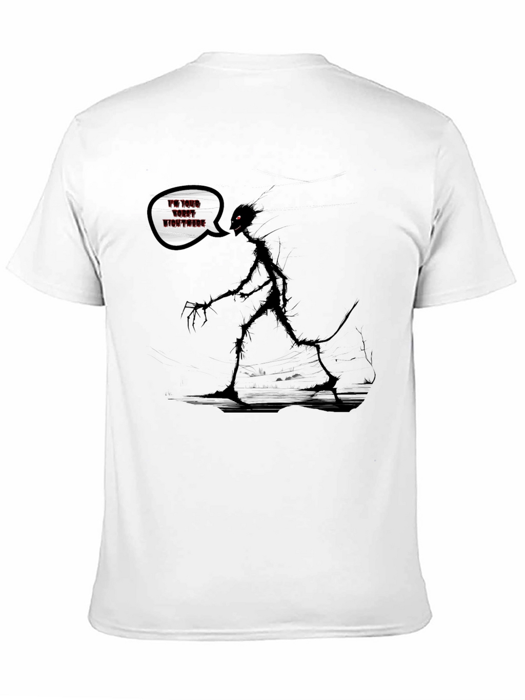 Nightmare Graphic T-Shirt - Dark Humor Tee