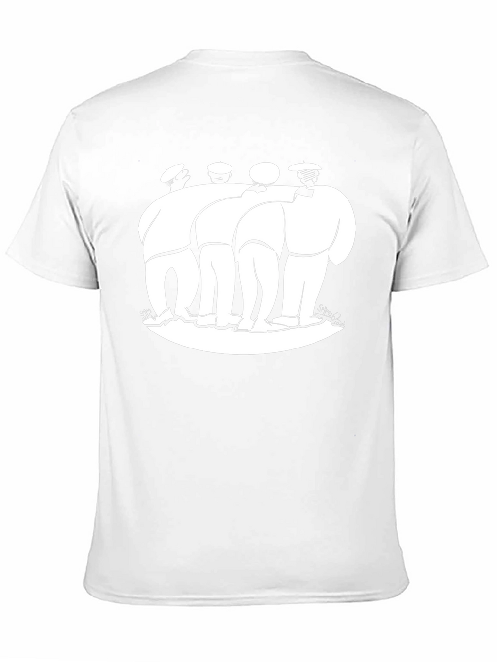 Abstract Men Graphic Black T-Shirt