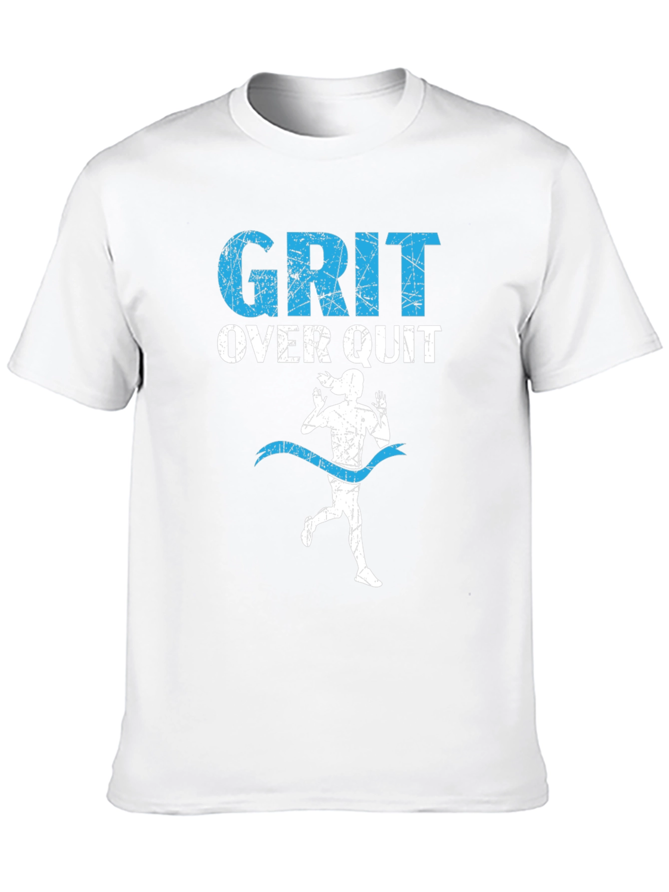 Grit Over Quit Runner Graphic T-Shirt
