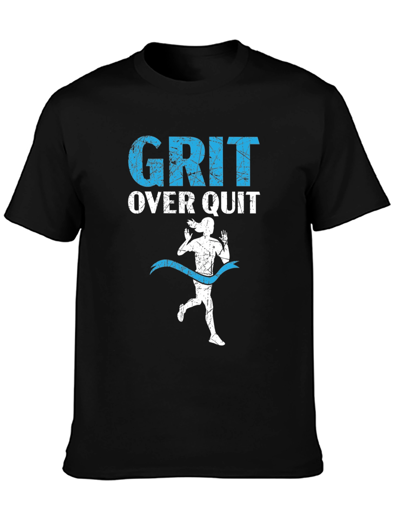 Grit Over Quit Runner Graphic T-Shirt