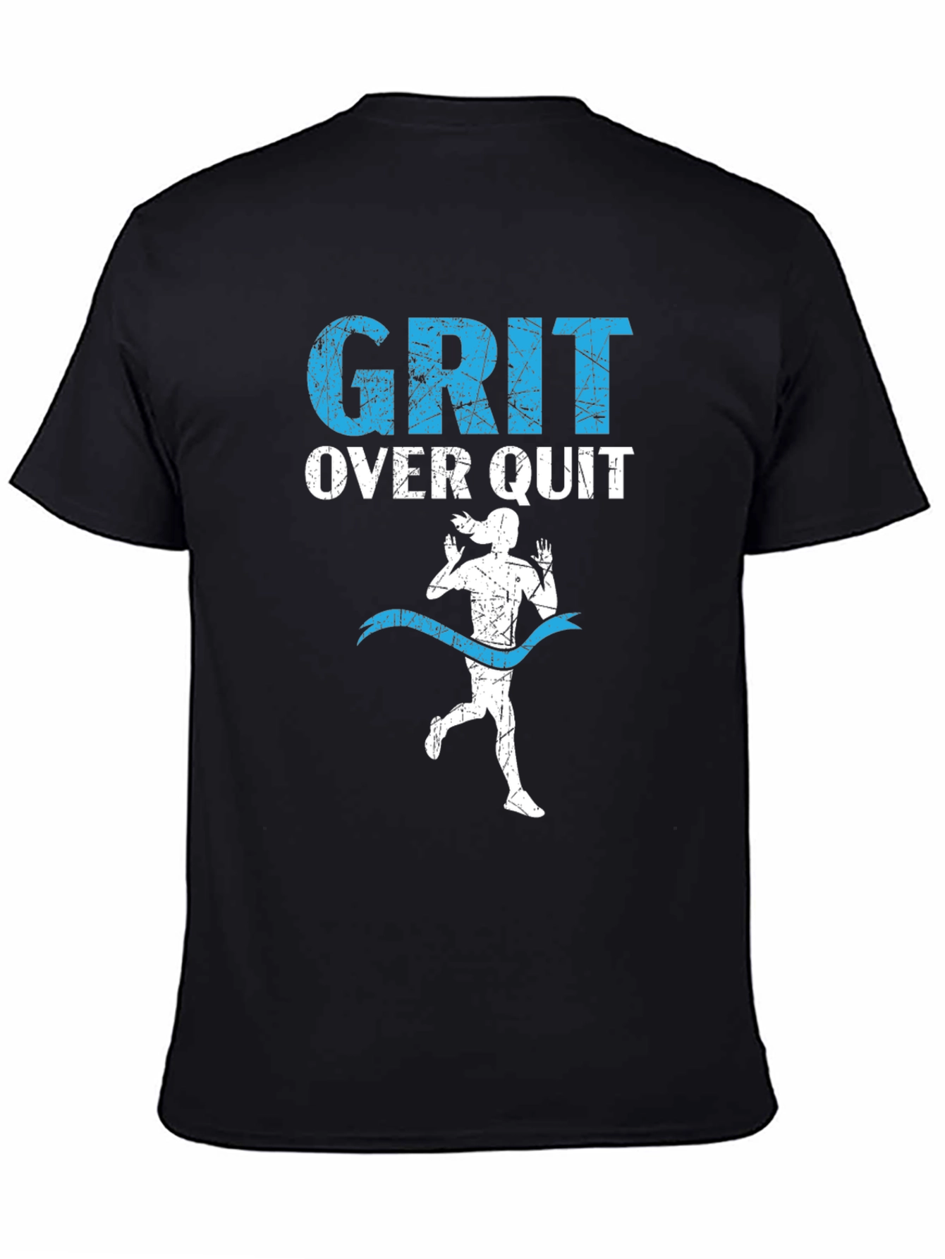 Grit Over Quit Runner Graphic T-Shirt