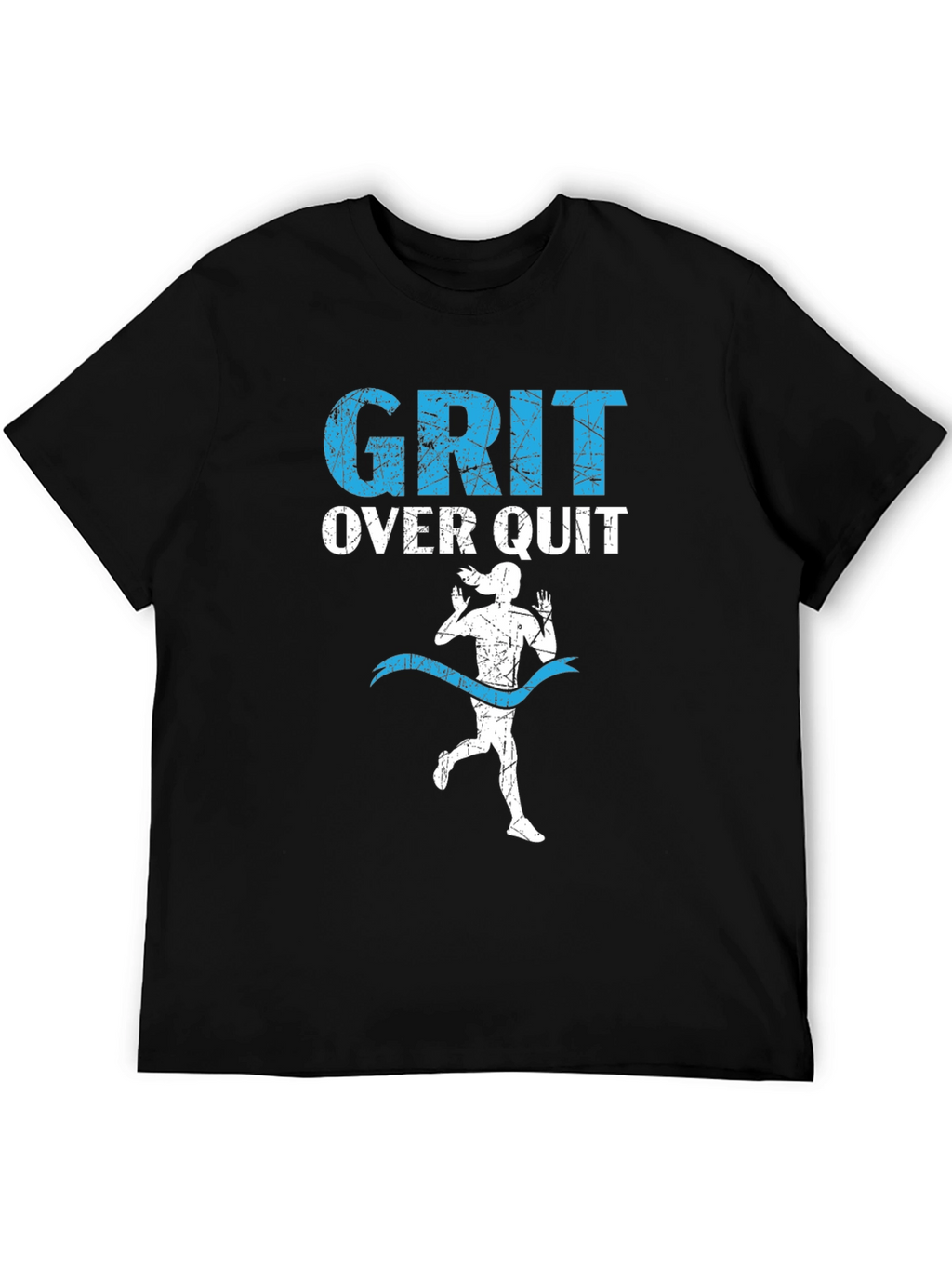 Grit Over Quit Runner Graphic T-Shirt