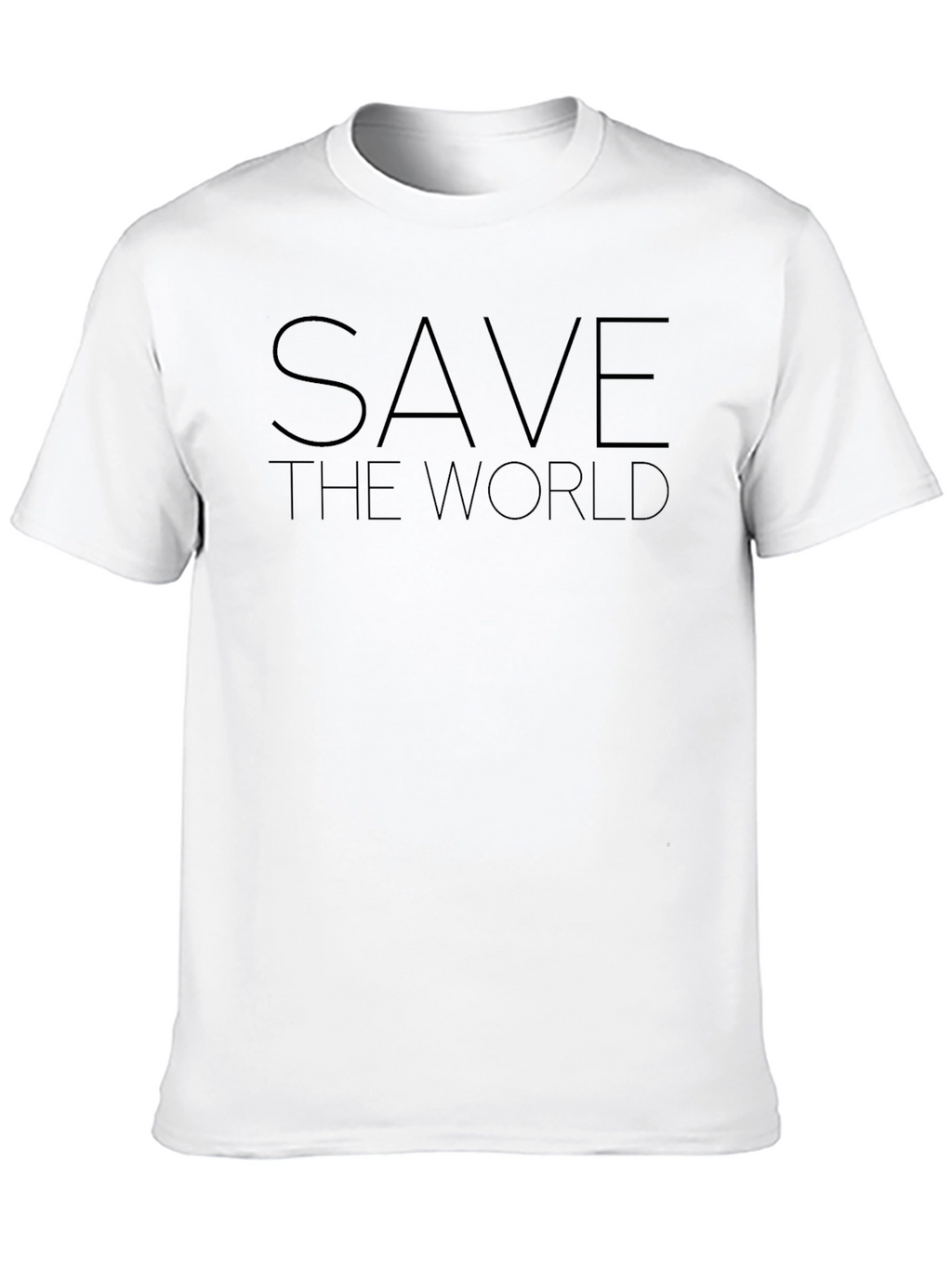 Save the World T-Shirt - Eco-Friendly Fashion
