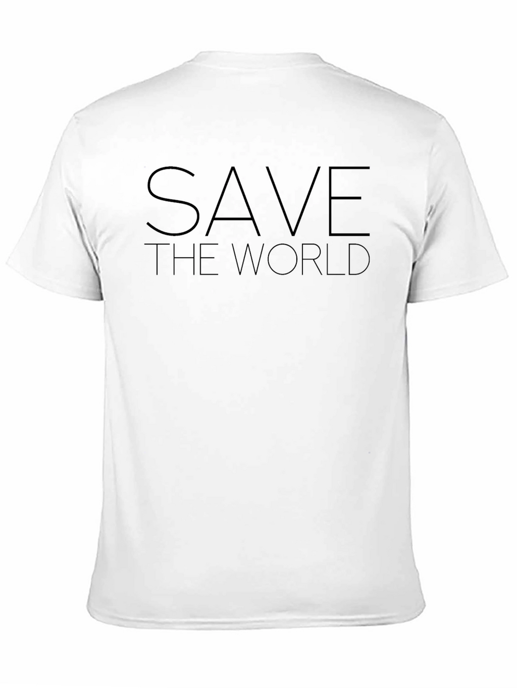 Save the World T-Shirt - Eco-Friendly Fashion