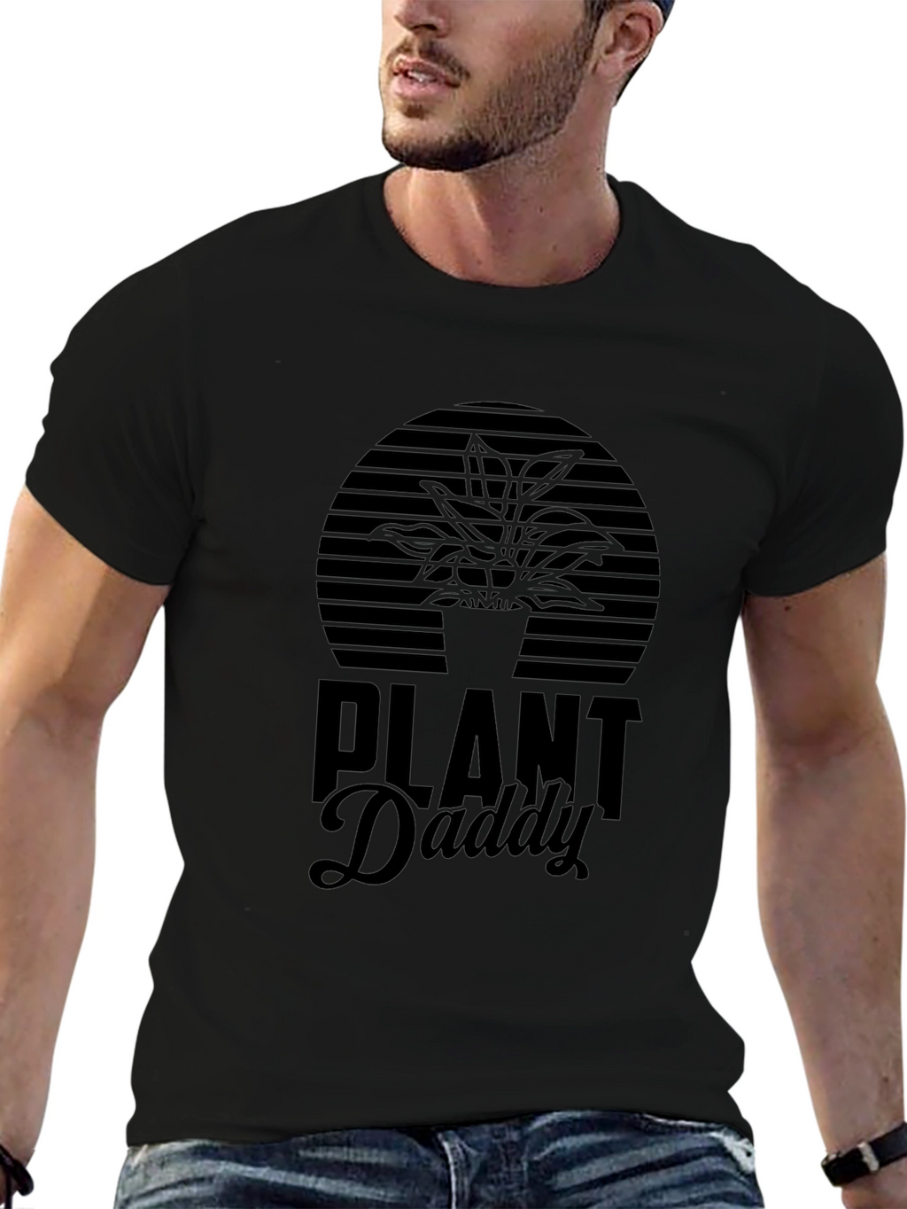 Plant Daddy Graphic Tee - Black