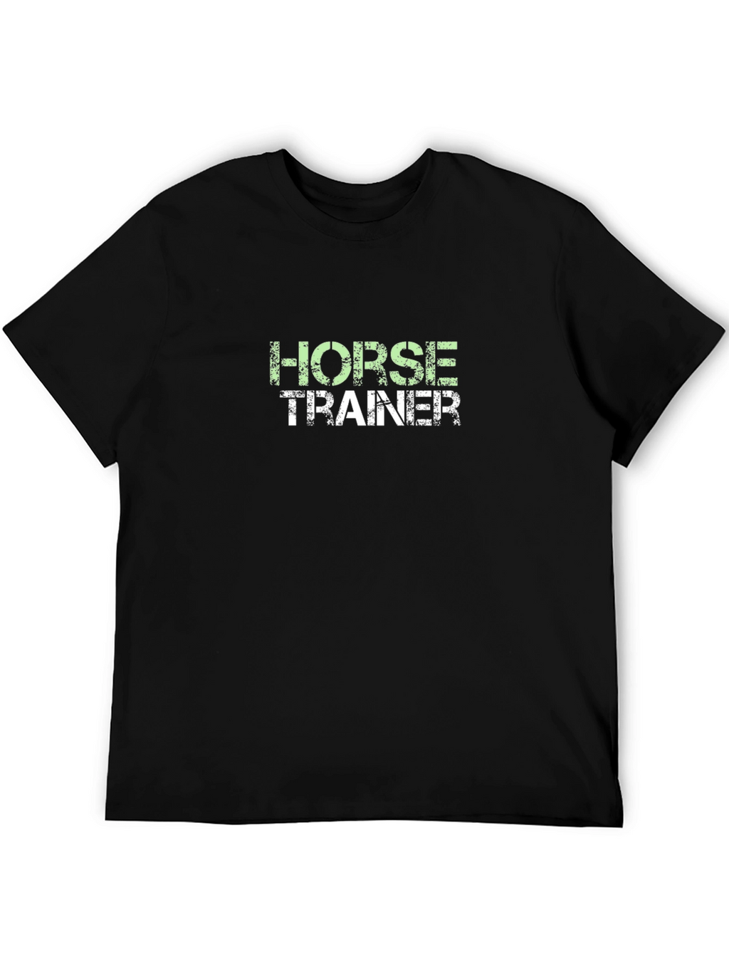 Horse Trainer T-Shirt - Black Cotton Tee