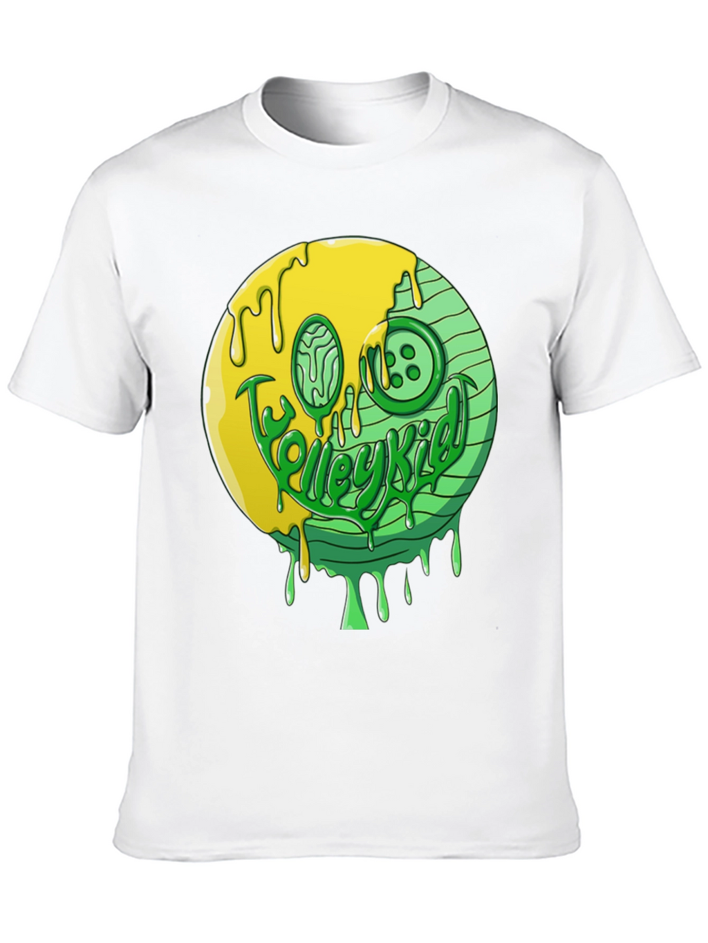 Melting Smiley Face Graphic Tee