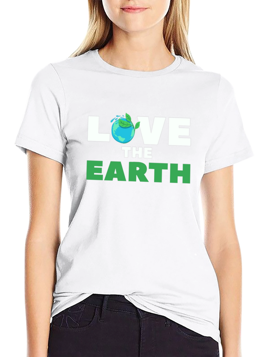 Love The Earth T-Shirt - Eco Friendly Design