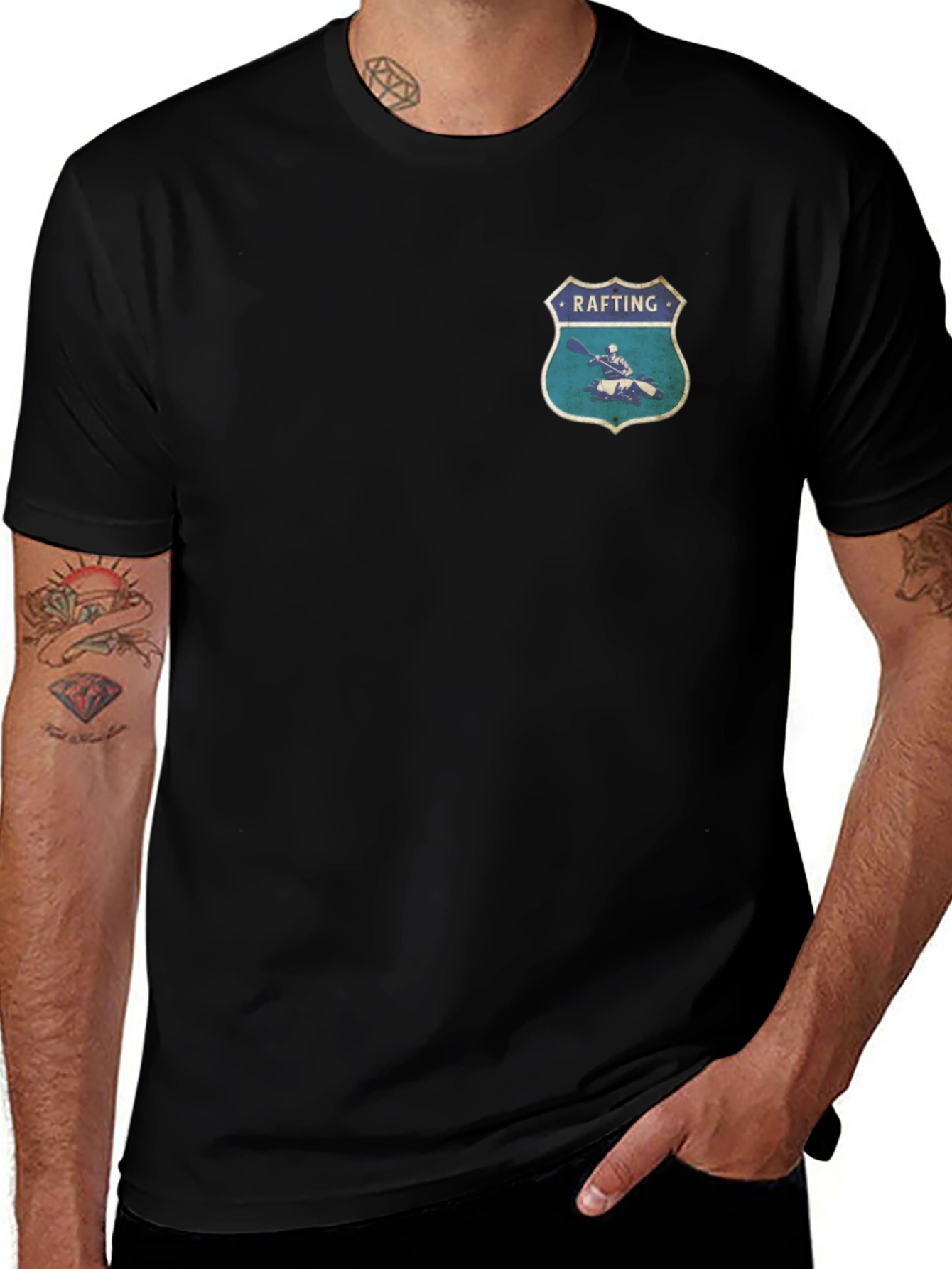 Rafting Graphic Tee - Cool Outdoors Shirt