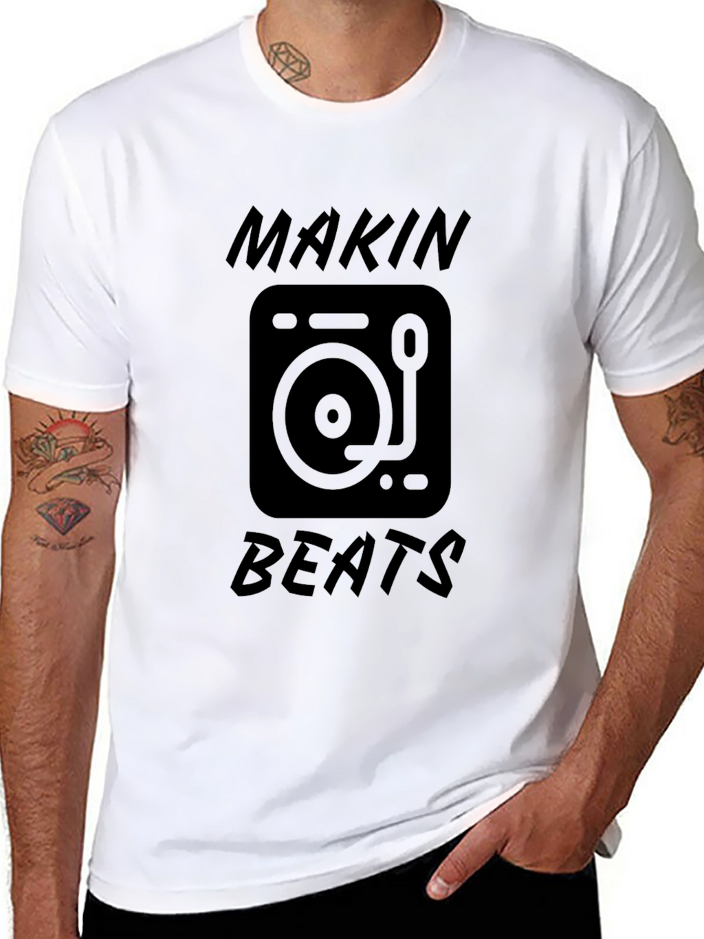 Makin Beats Black Graphic Tee