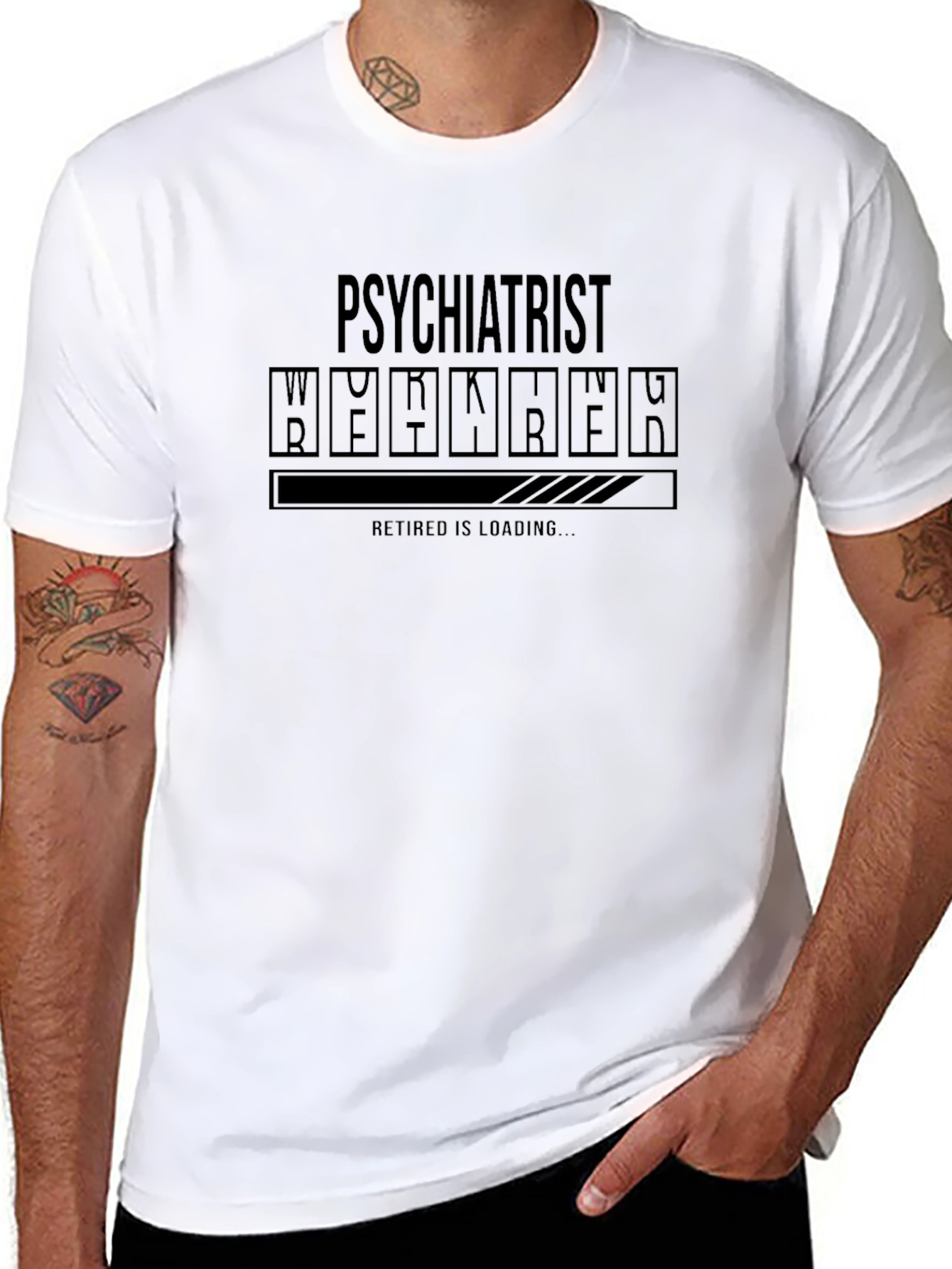 Psychiatrist Retired Is Loading T-Shirt