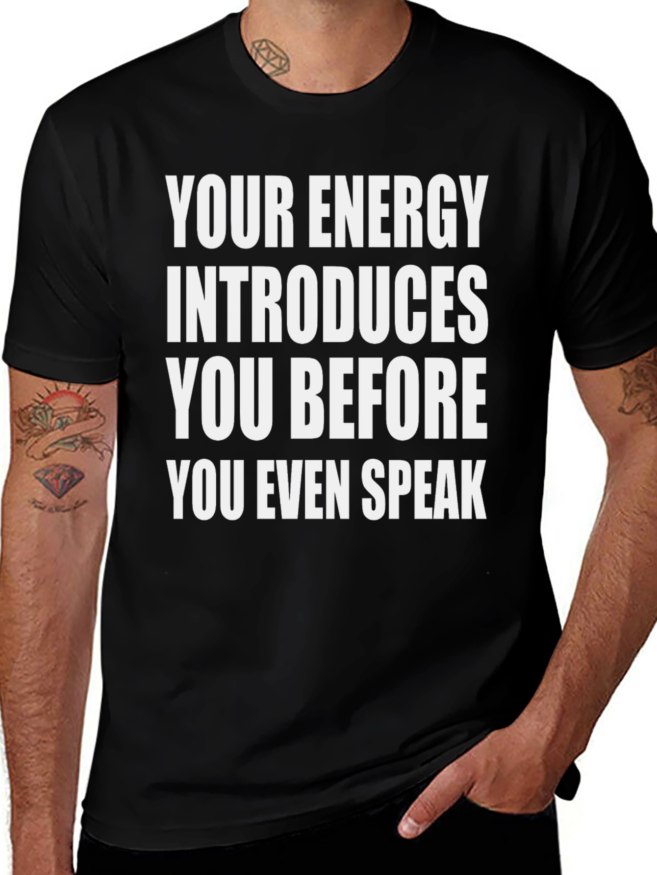Energy Introduces You Black T-Shirt