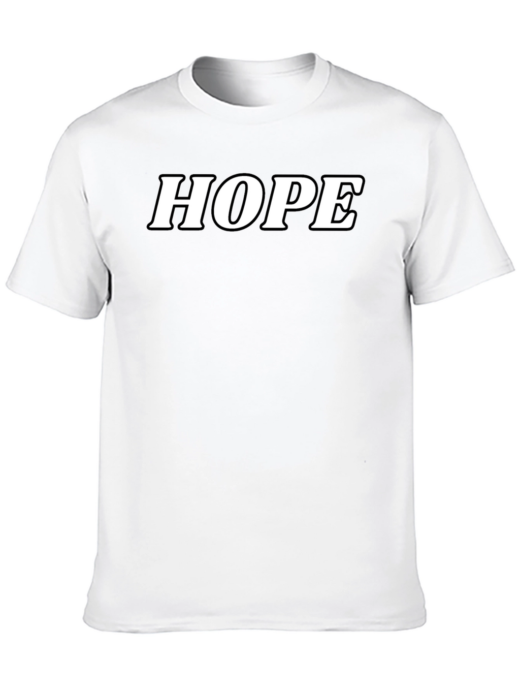HOPE T-Shirt - Classic Black Cotton Blend Tee