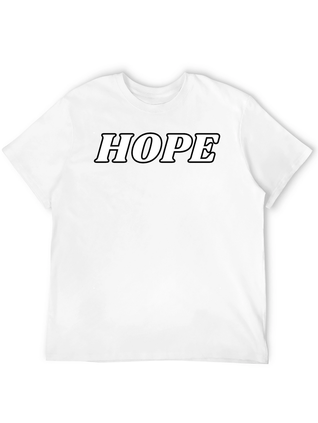 HOPE T-Shirt - Classic Black Cotton Blend Tee