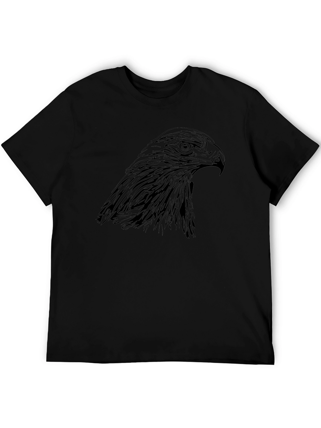 Black Eagle Graphic Tee | Stylish Bird Design