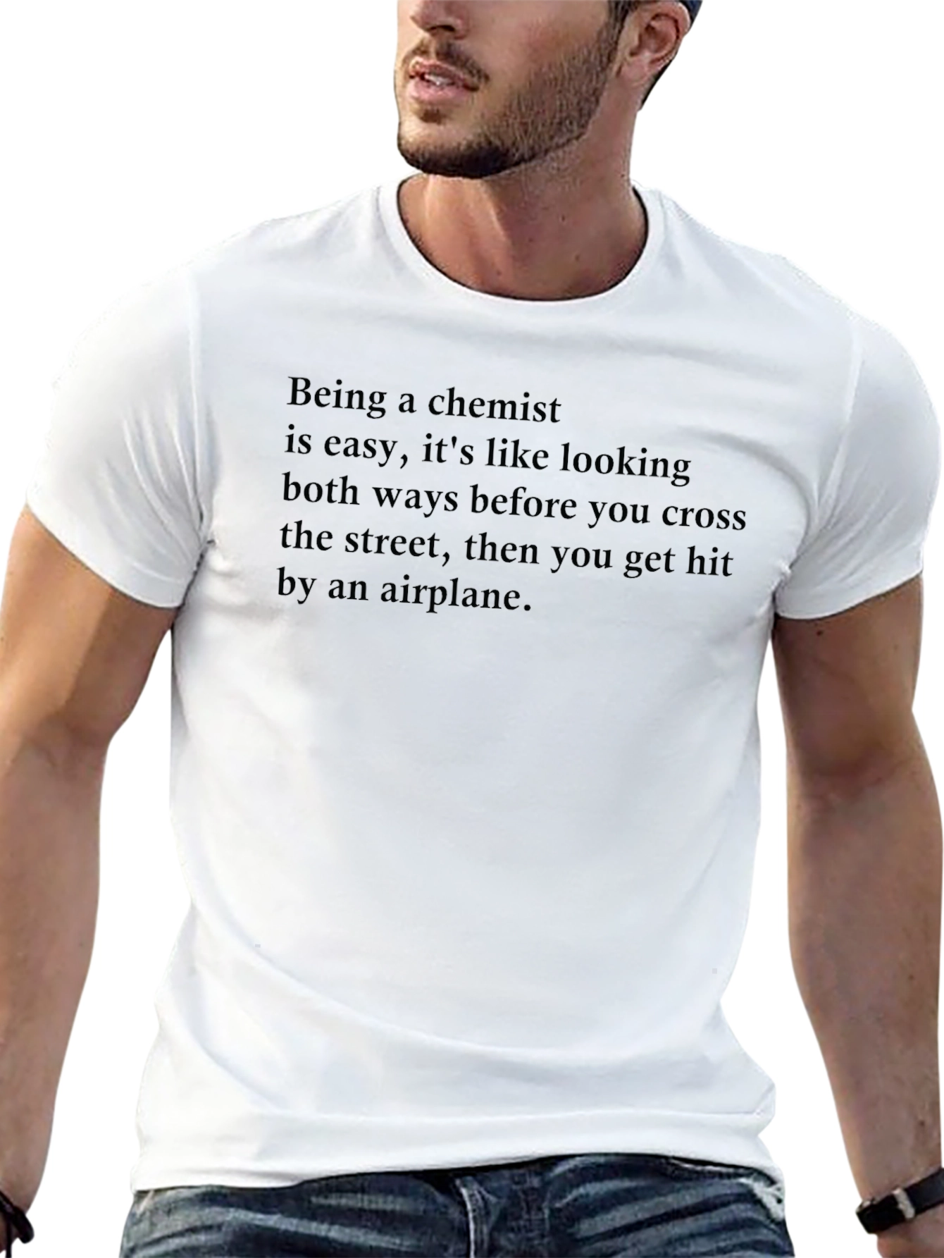 Chemist Humor T-Shirt - Airplane Accident Funny Tee