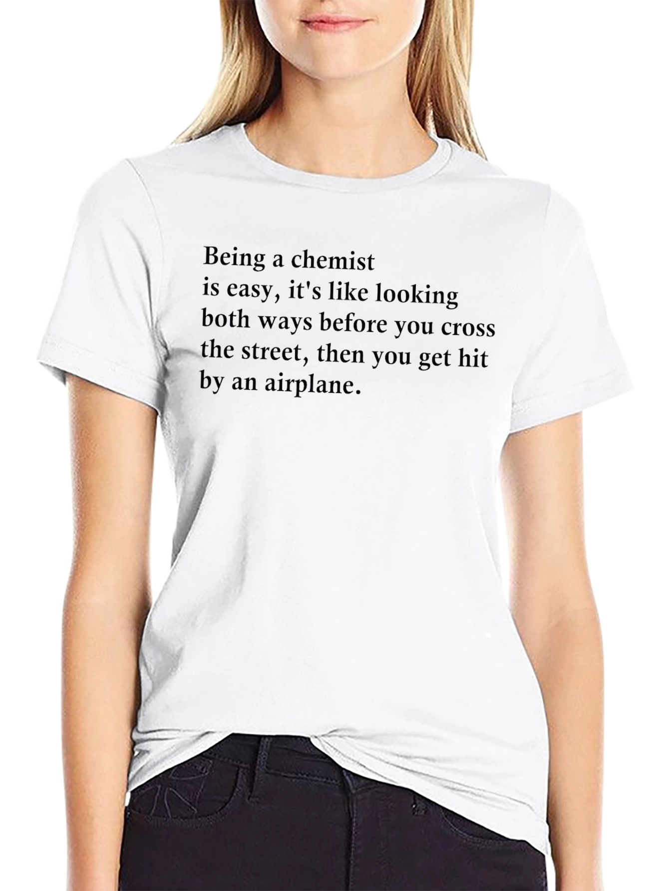 Chemist Humor T-Shirt - Airplane Accident Funny Tee