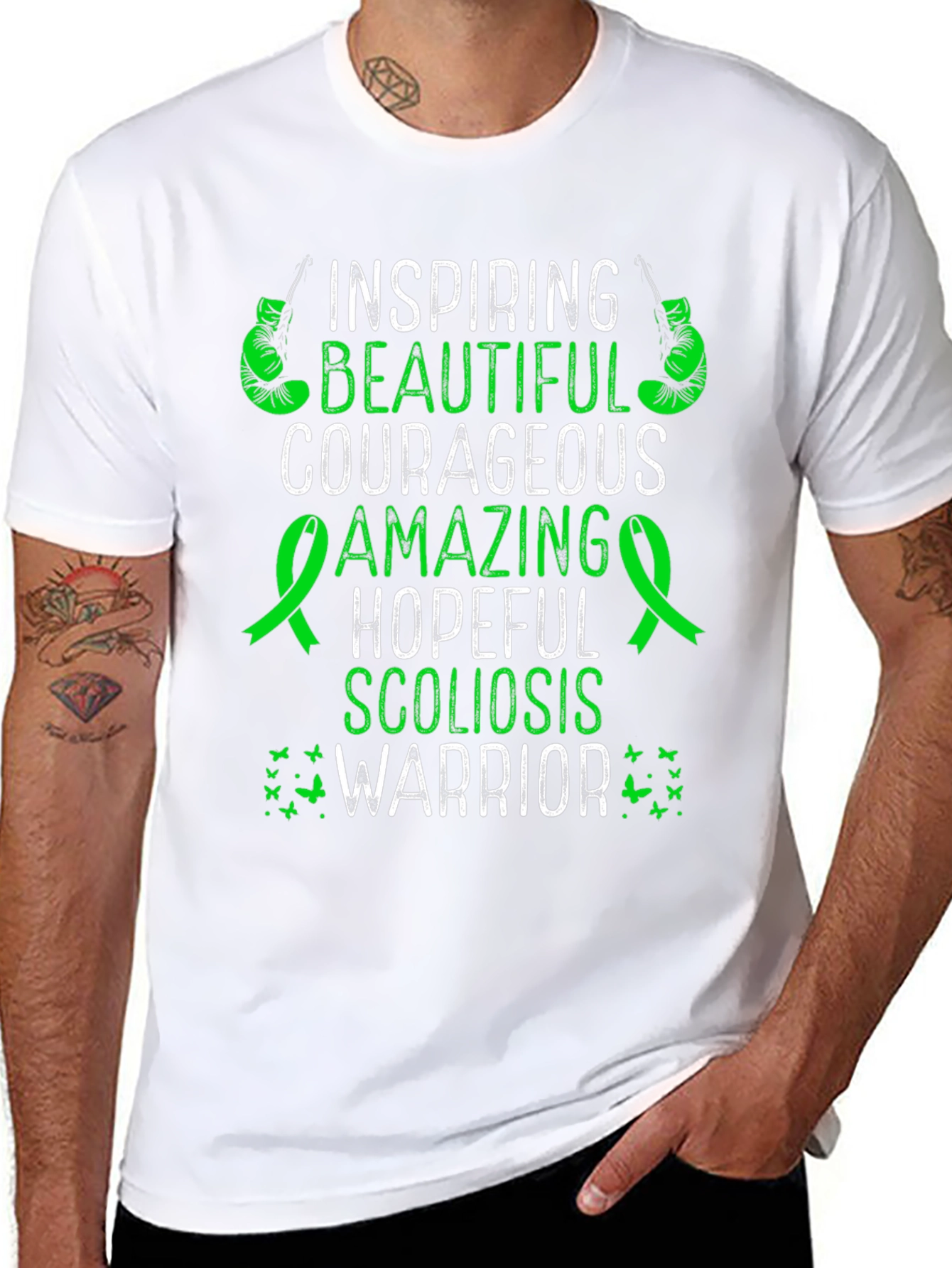 Inspiring Scoliosis Warrior T-Shirt