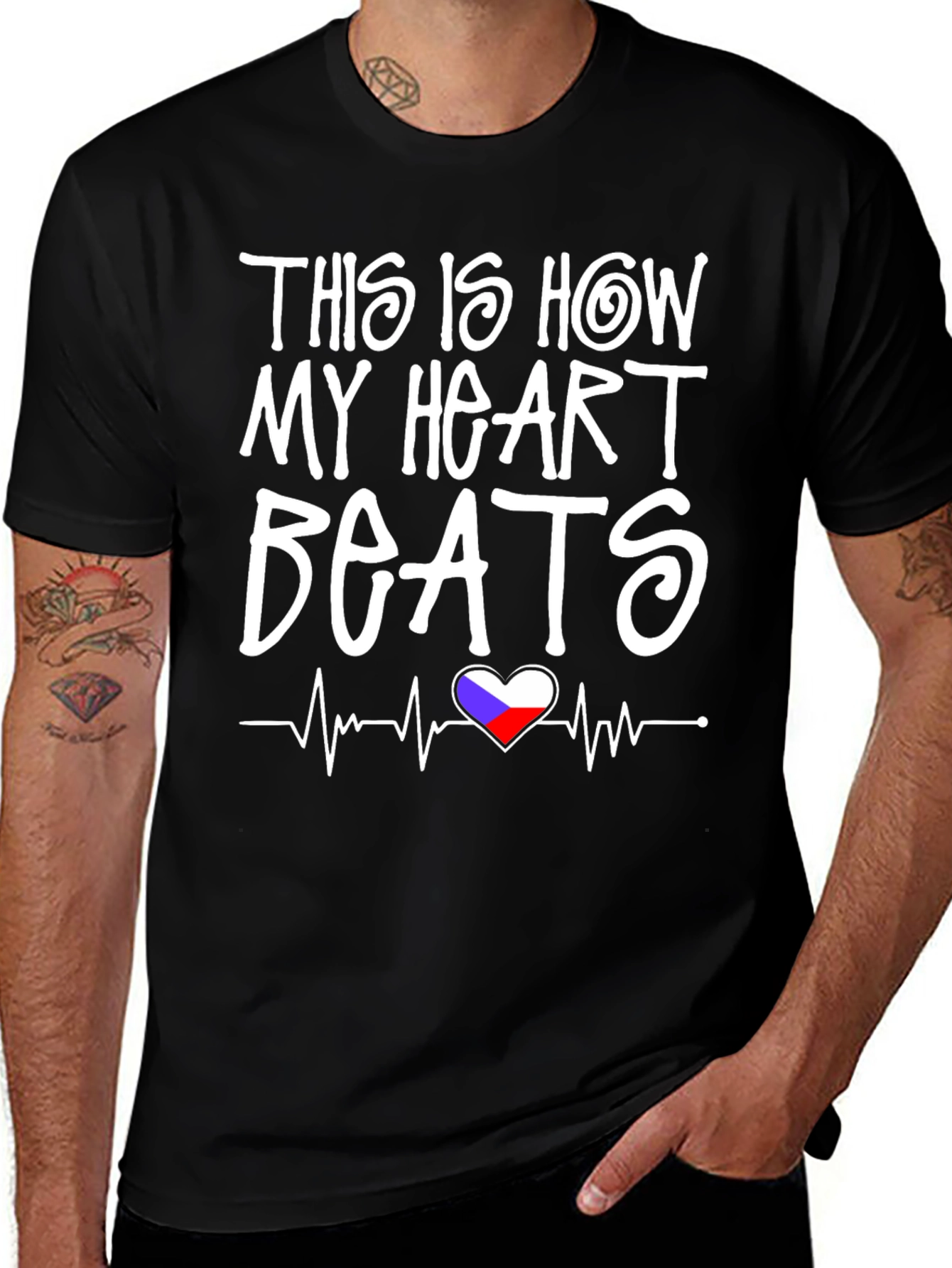 Czech Heartbeat Tee - This Is How My Heart Beats T-Shirt