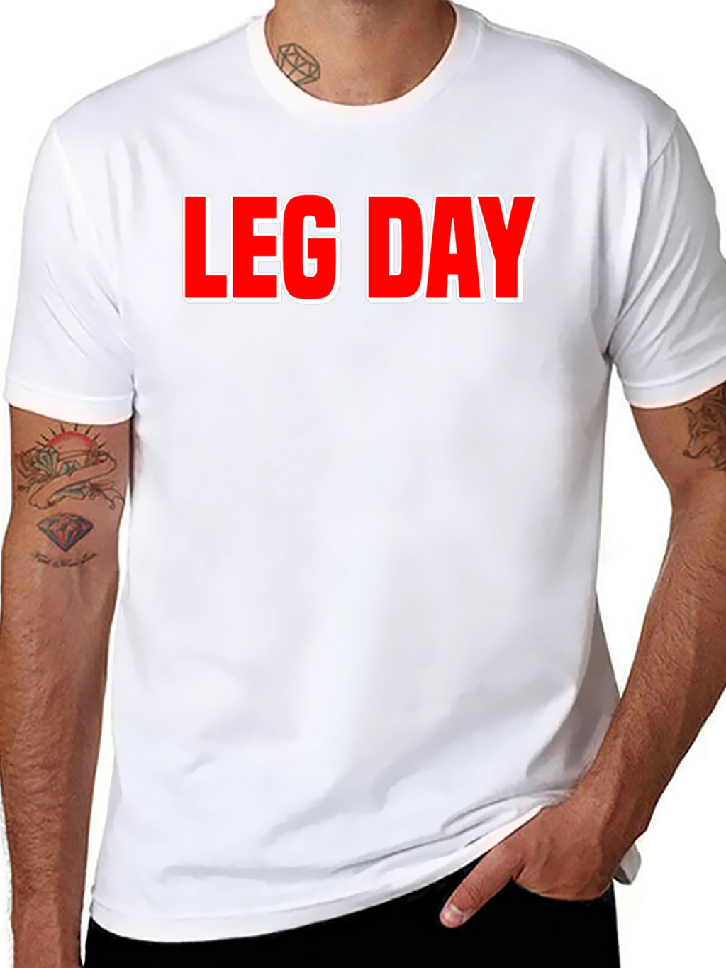 Leg Day T-Shirt - Gym Workout Apparel