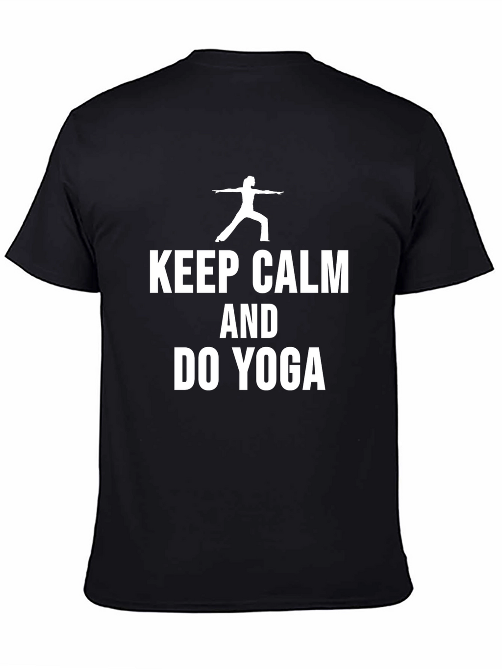 Keep Calm and Do Yoga Graphic Tee Shirt
