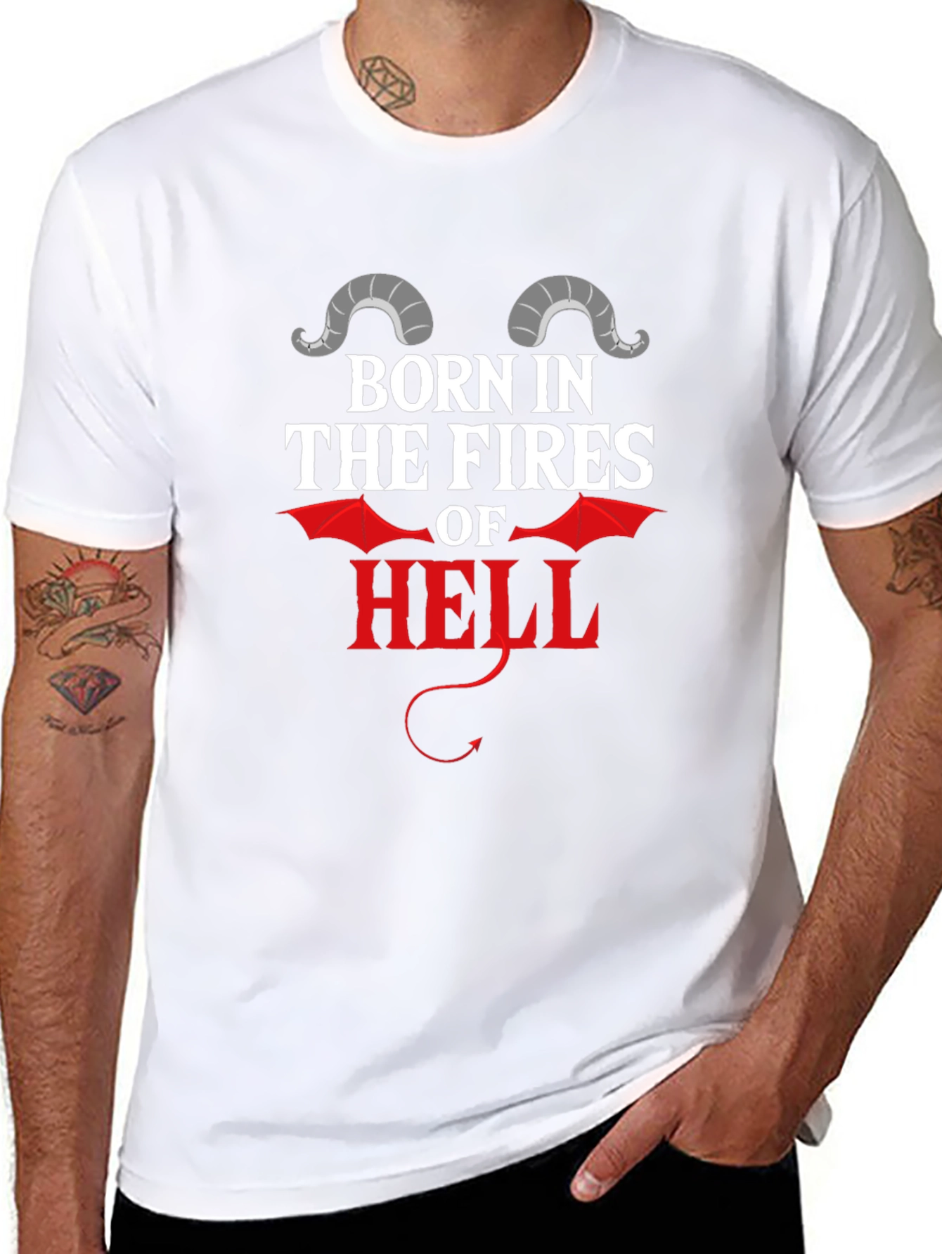 Born in the Fires of Hell Graphic T-Shirt
