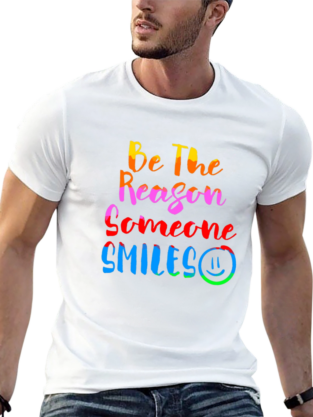 Be The Reason Someone Smiles Graphic Tee