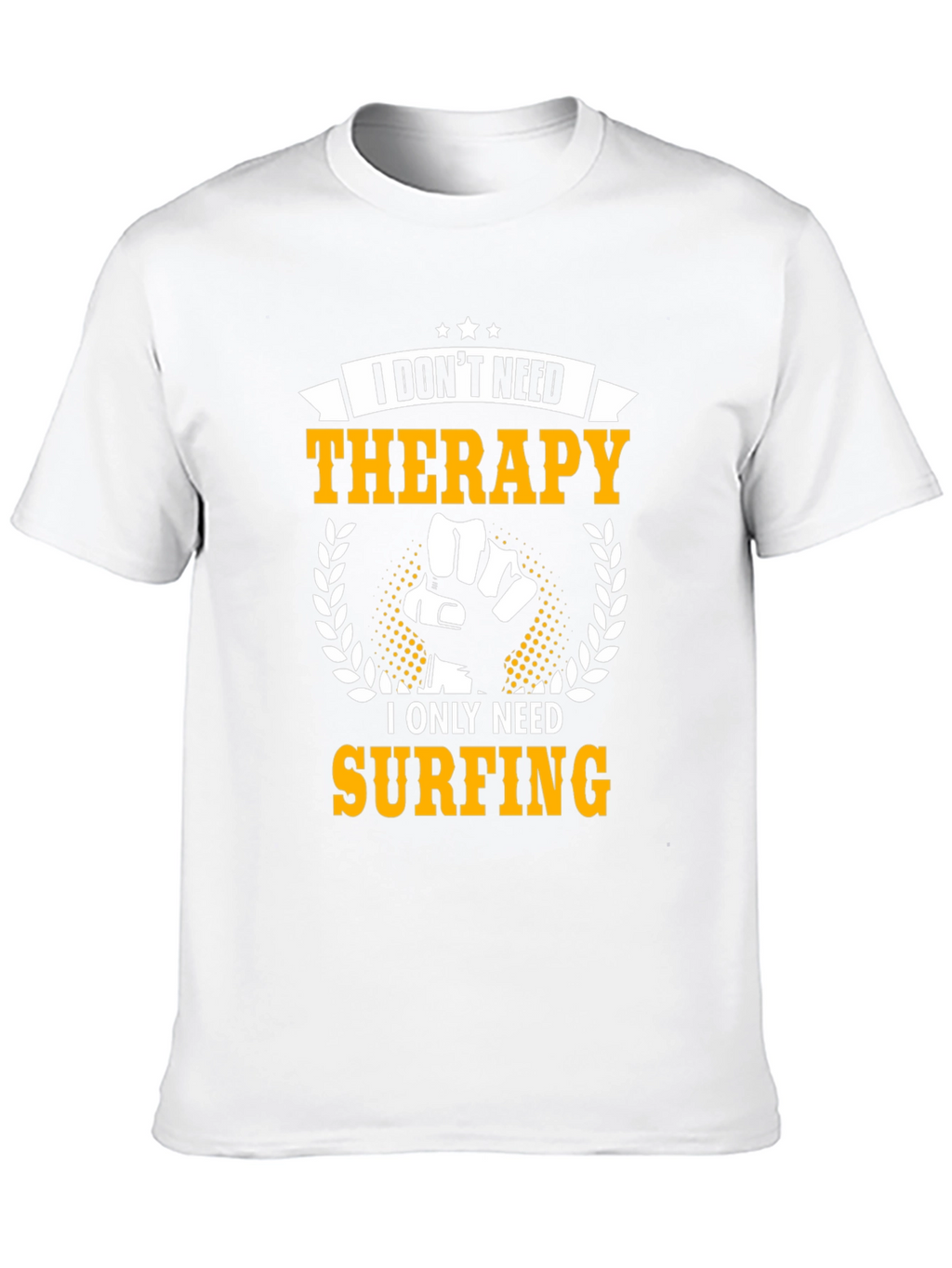 I Only Need Surfing T-Shirt - Black Graphic Tee