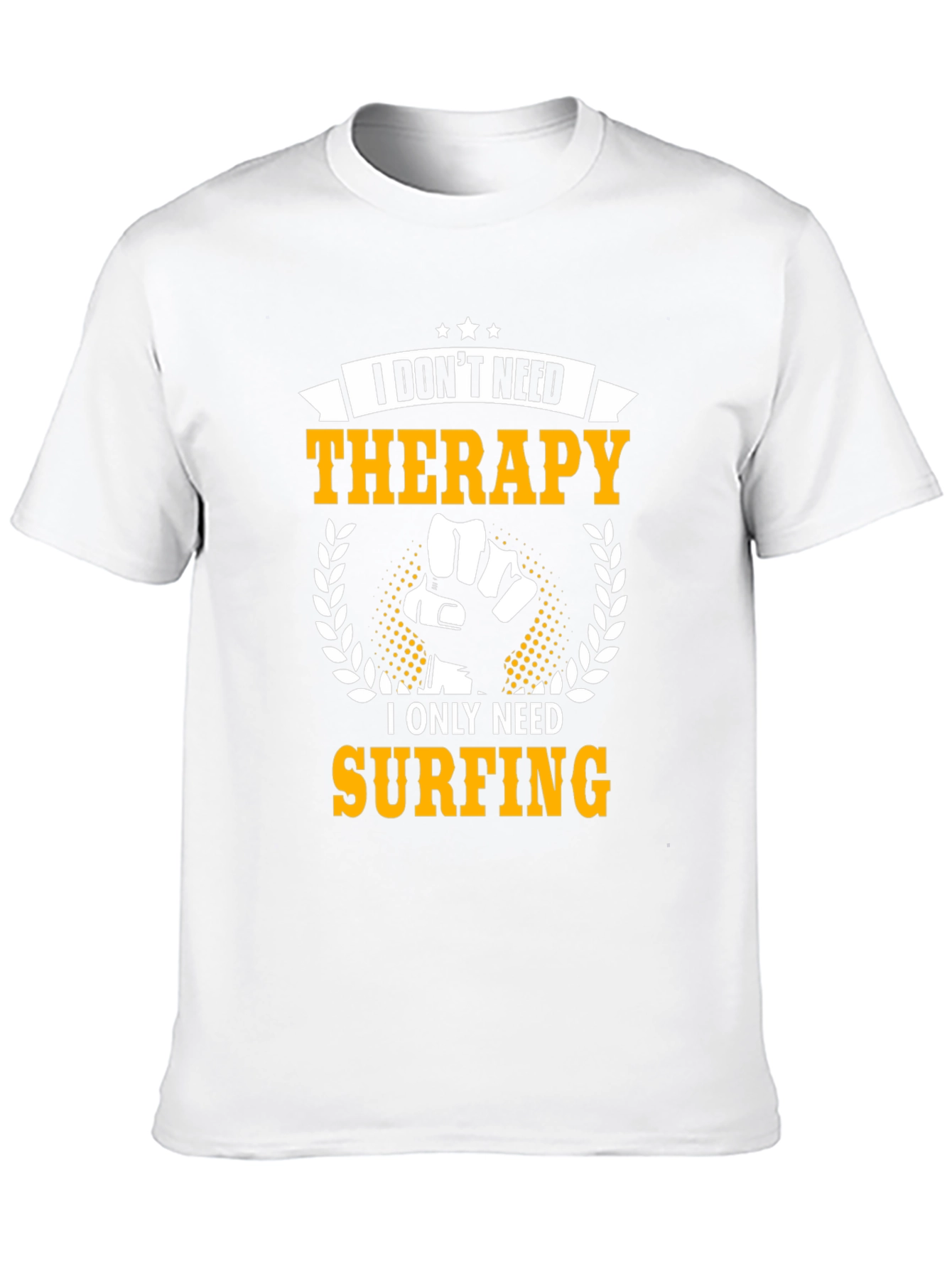 I Only Need Surfing T-Shirt - Black Graphic Tee